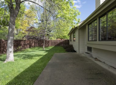 Rear Yard-Patio